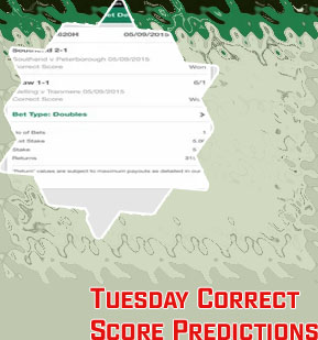 Correct football tips